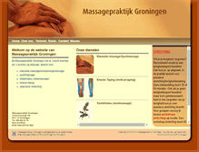 Tablet Screenshot of massagepraktijkgroningen.nl